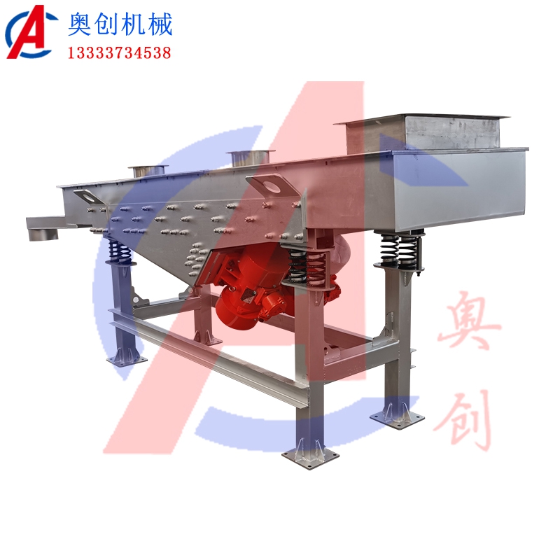 葛根粉使用直線(xiàn)振動(dòng)篩去除浮粉